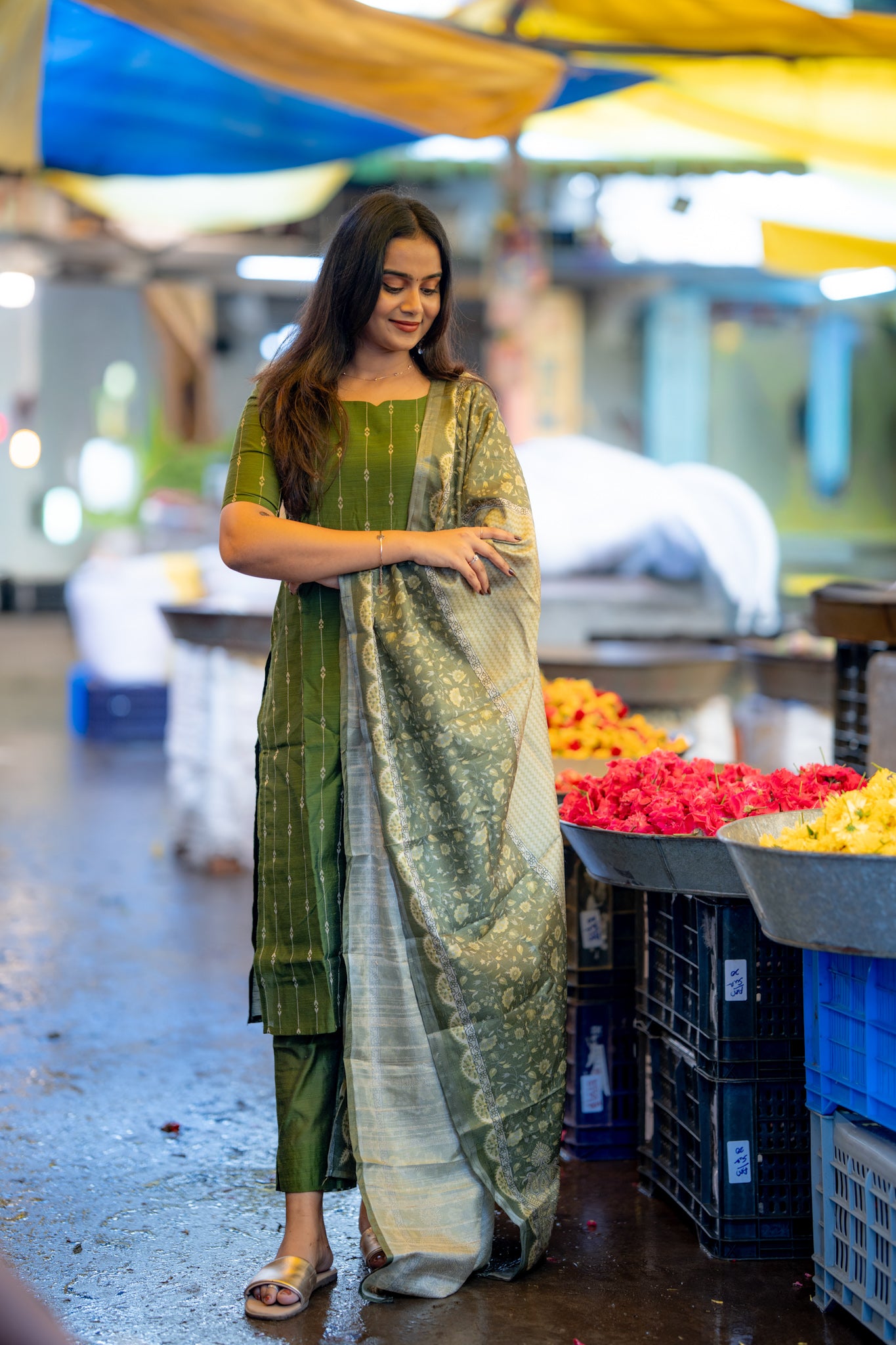Olive Vriksha 3 Piece Suit
