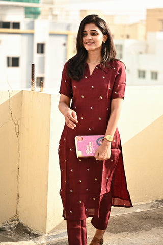Ruby Serenity kurta set