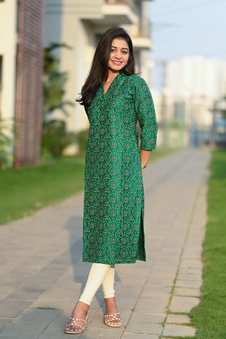 Classic Emerald kurti