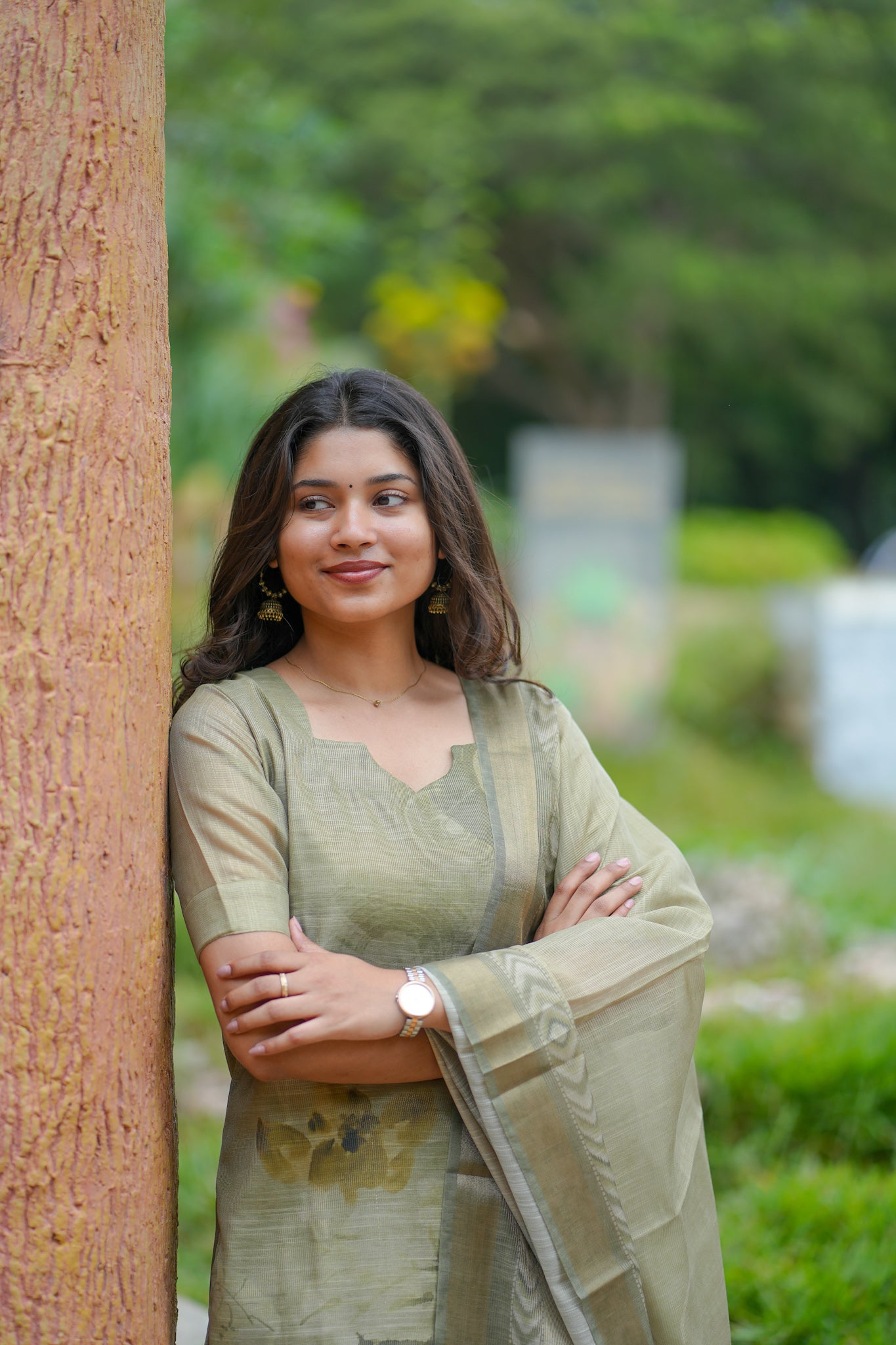 Shimmer Linen 3 piece suit