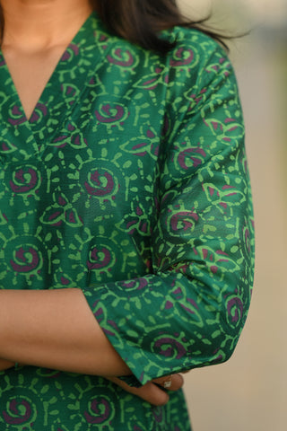 Classic Emerald kurti