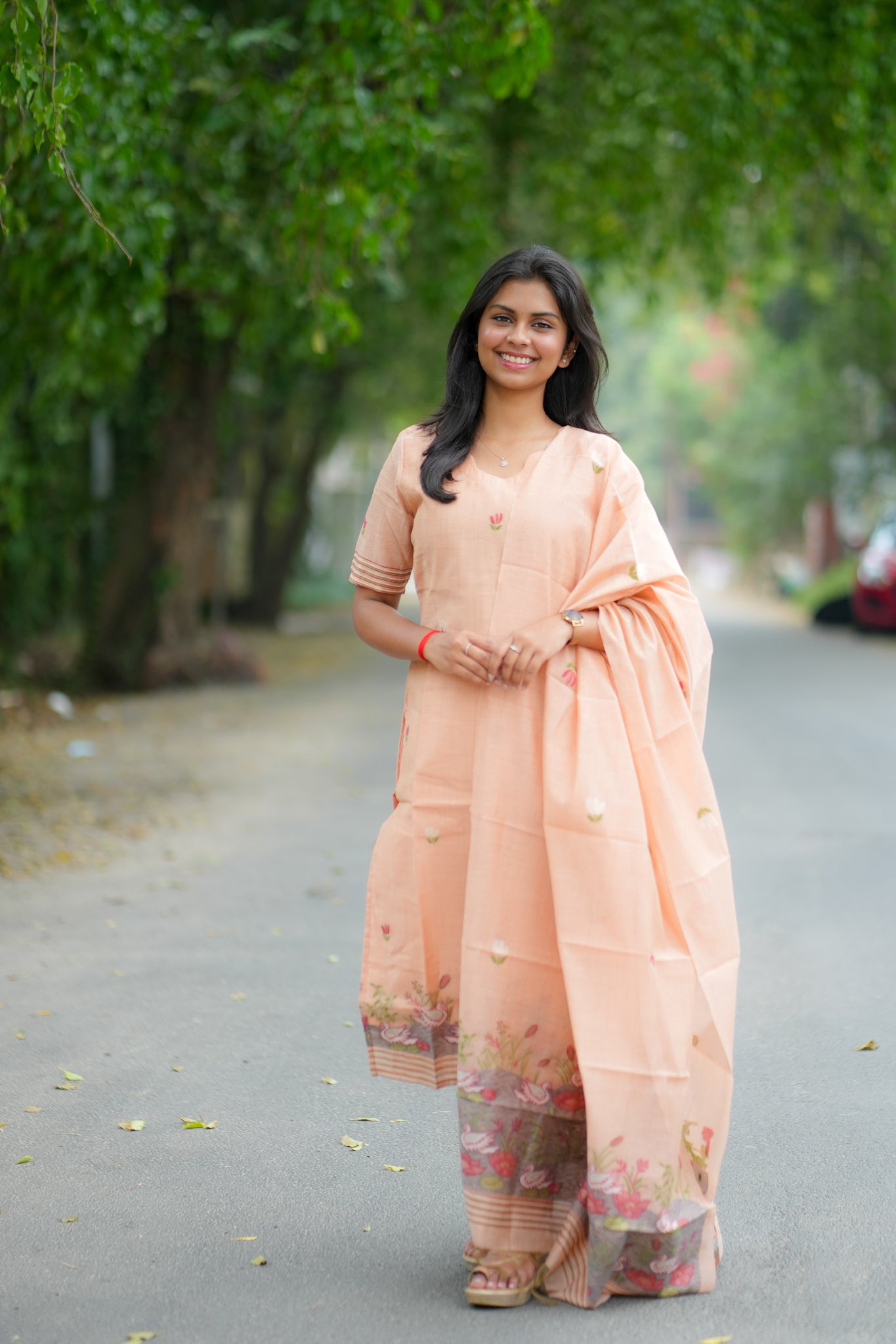 Peachy Bloom 3 piece Suit