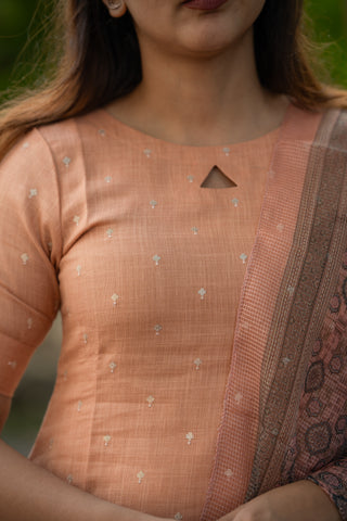 Peach Blossom Linen 3 Piece suit