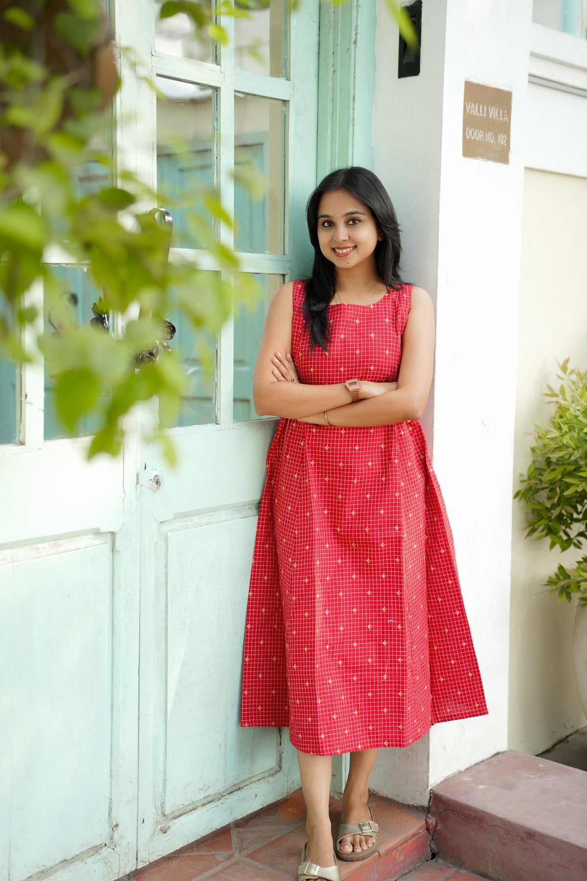 Cherry Crush ALine Maxi