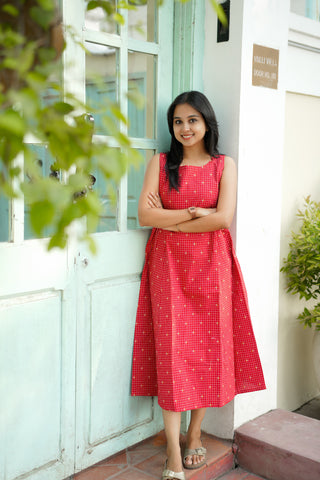 Cherry Crush ALine Maxi