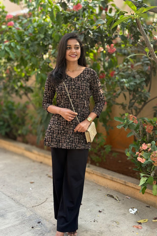 Black Short Kurti