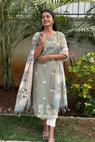 Pastel dream kurti and dupatta