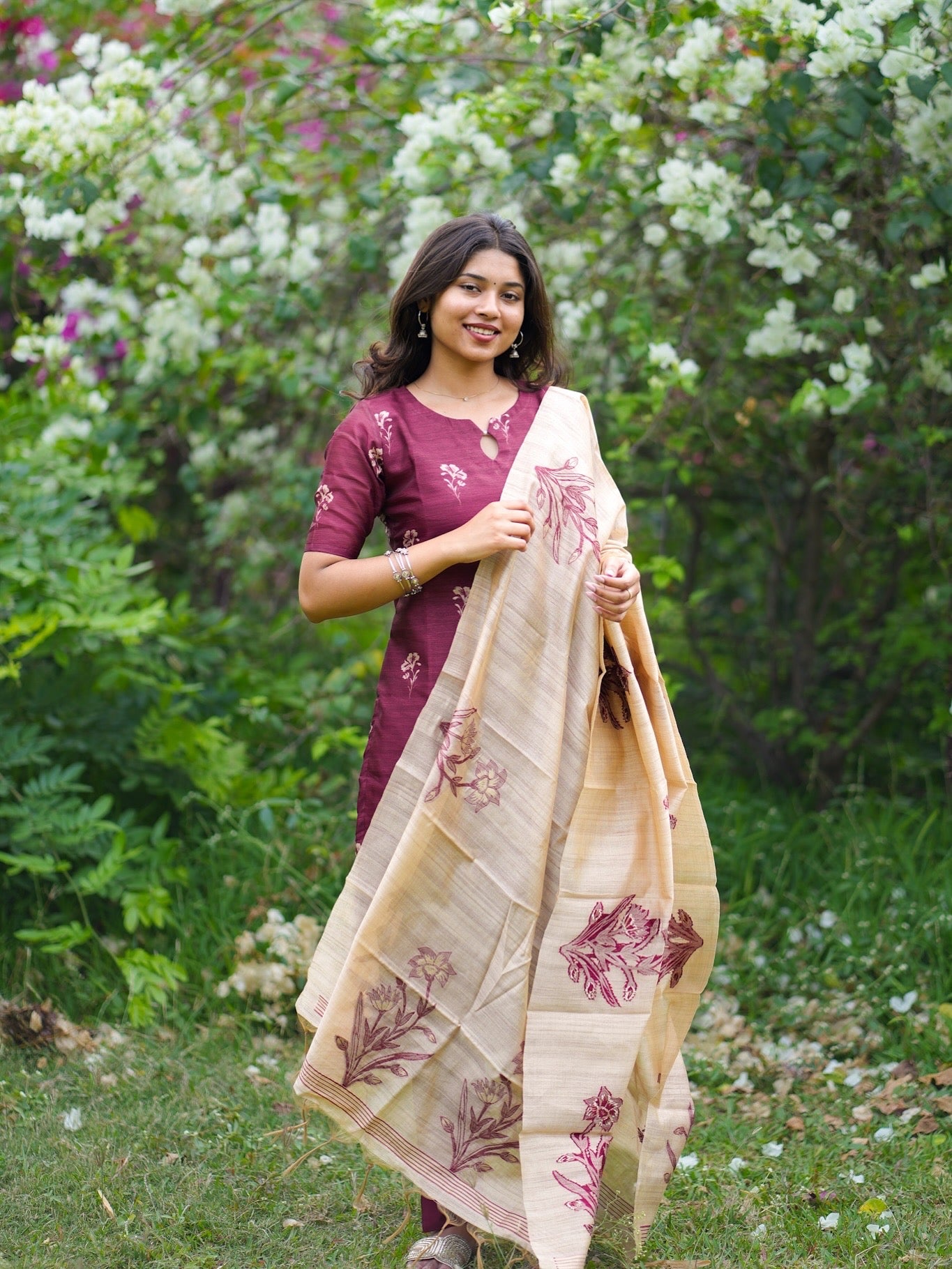 Meha kurti and dupatta