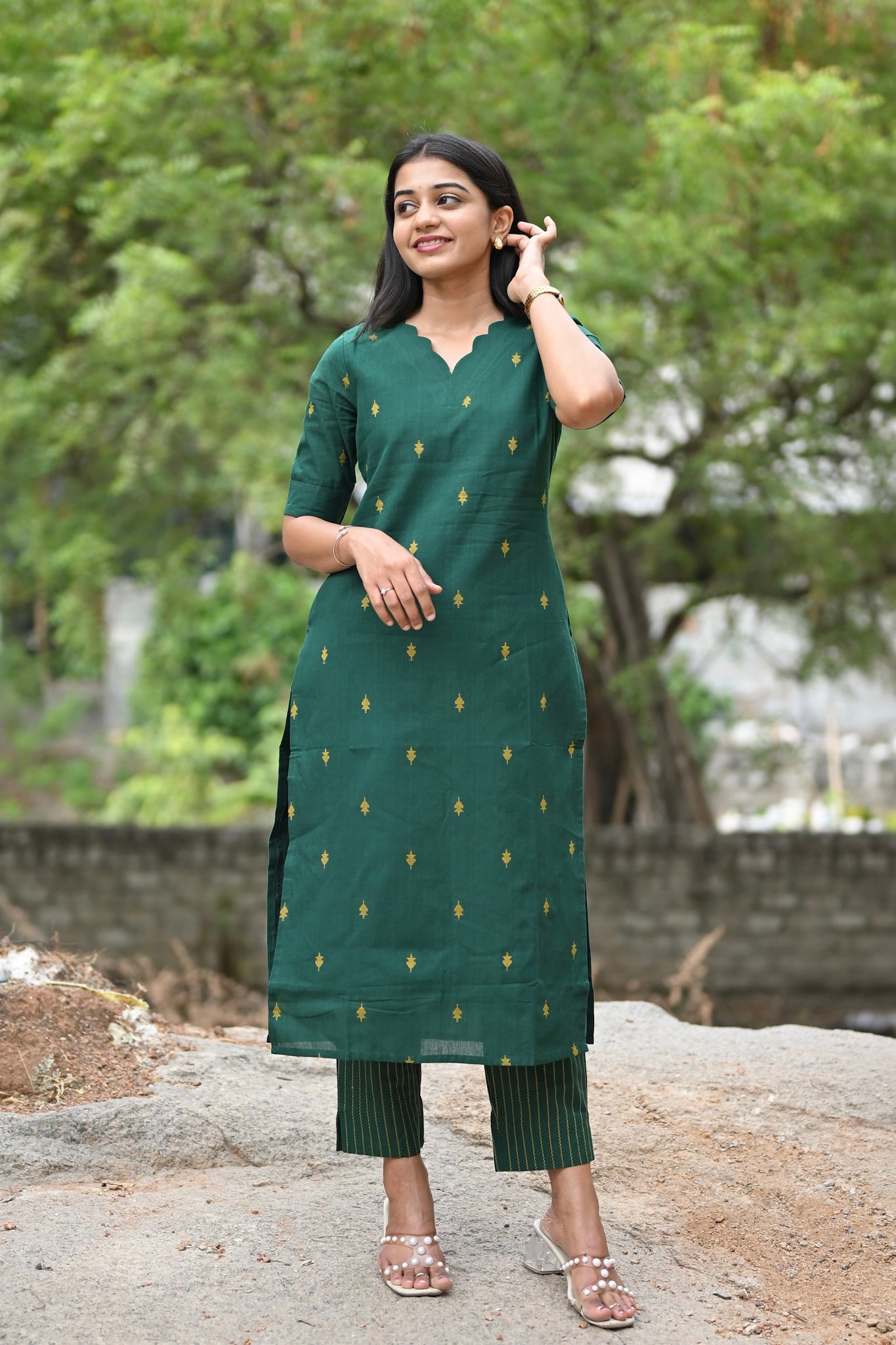 Emerald Breeze KurtaSet