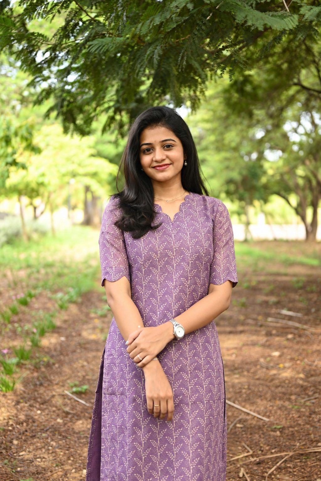 Wild Lavender Kurti