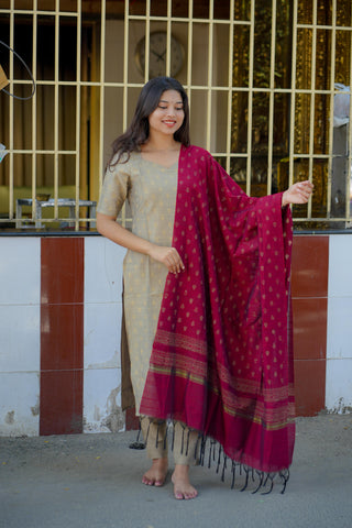 Sand and Scarlet 3 piece suit