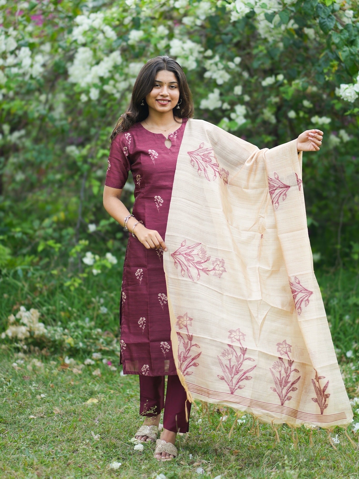 Meha kurti and dupatta