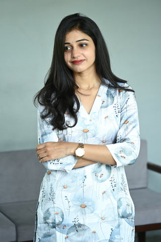 Cotton Satin kurti
