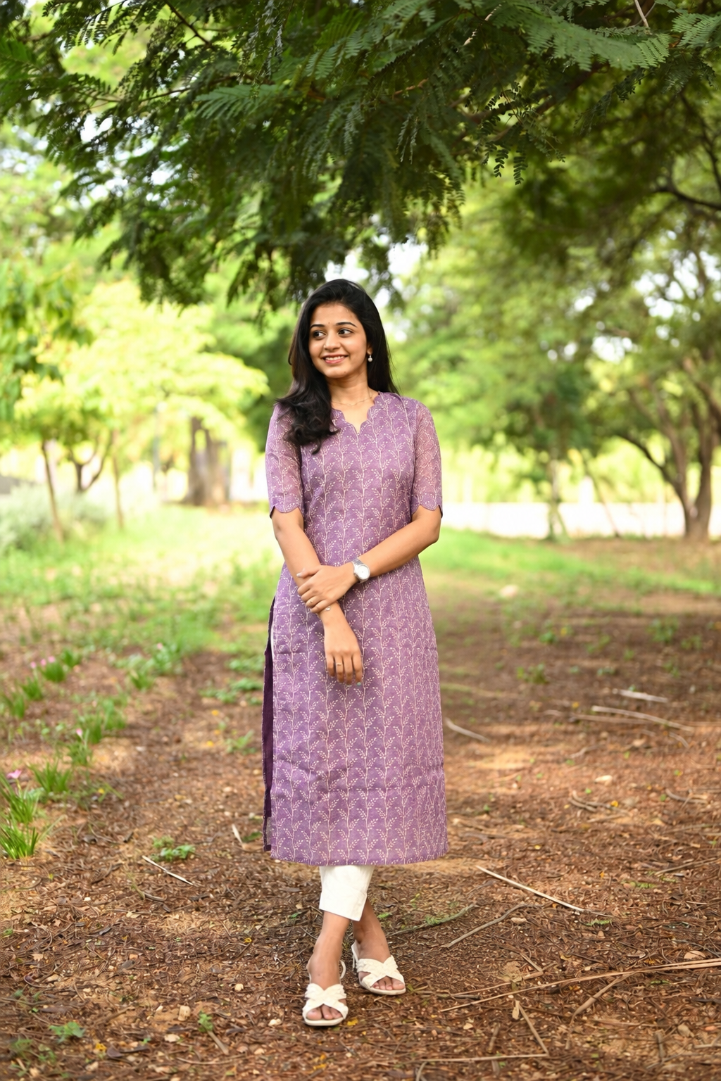 Wild Lavender Kurti