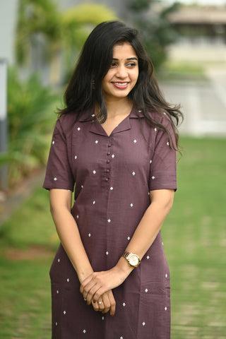 Mystic Grape Kurta Set