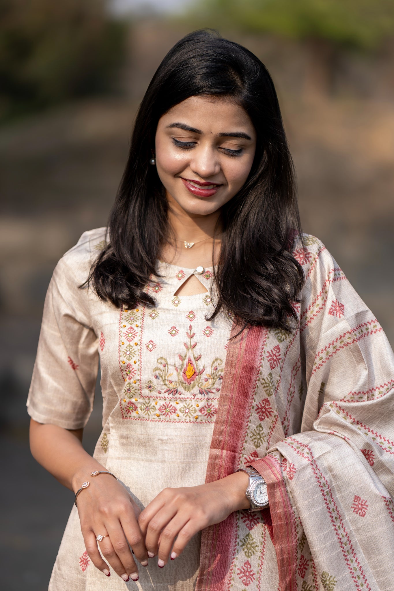 Rosette Charm 3 piece suit