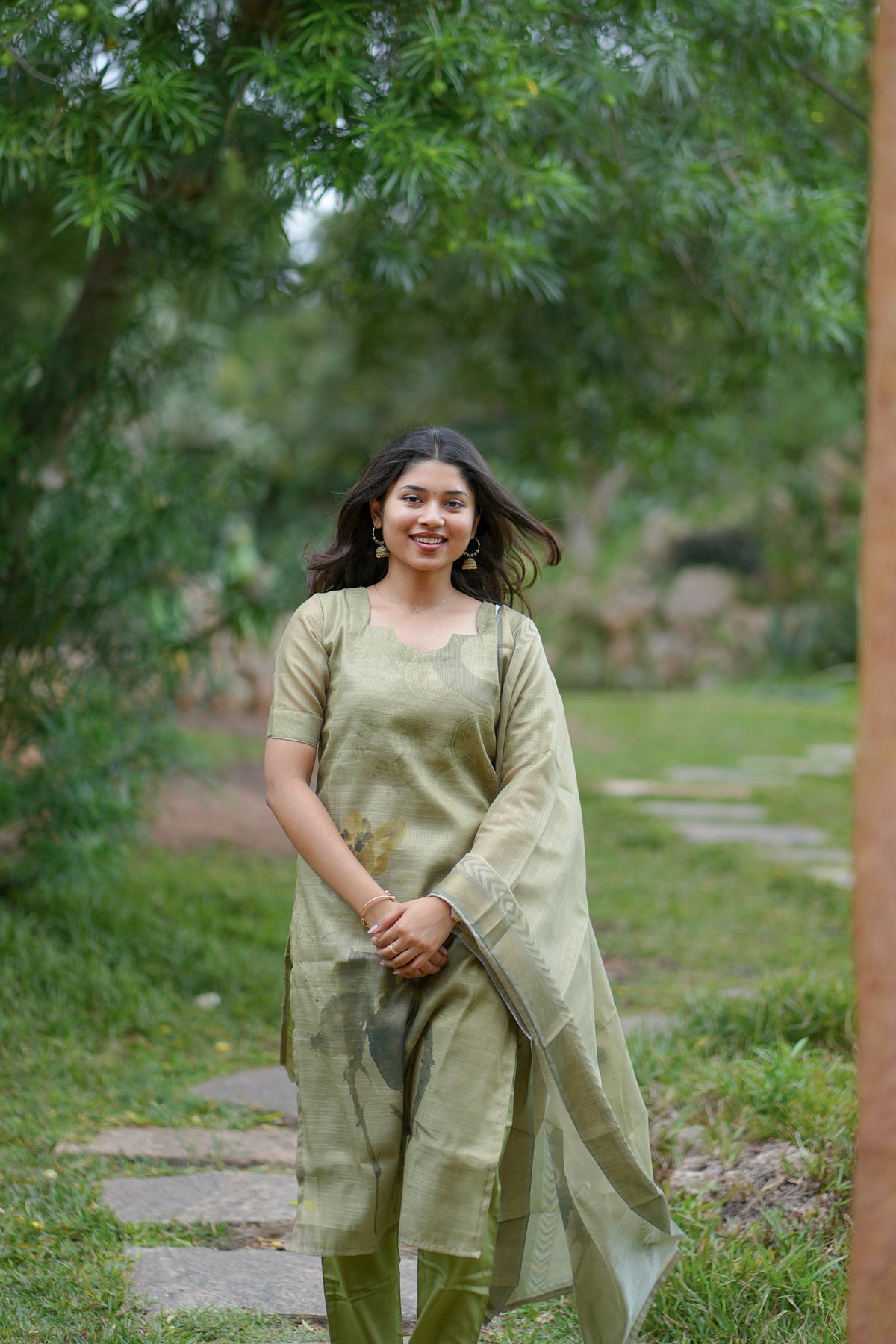 Shimmer Linen 3 piece suit