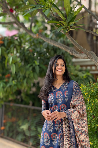 Indigo Bloom Suit