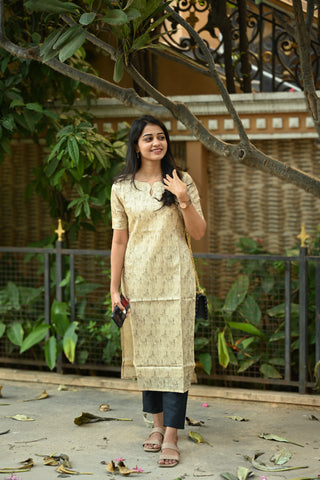 Hushed Gold Kurti