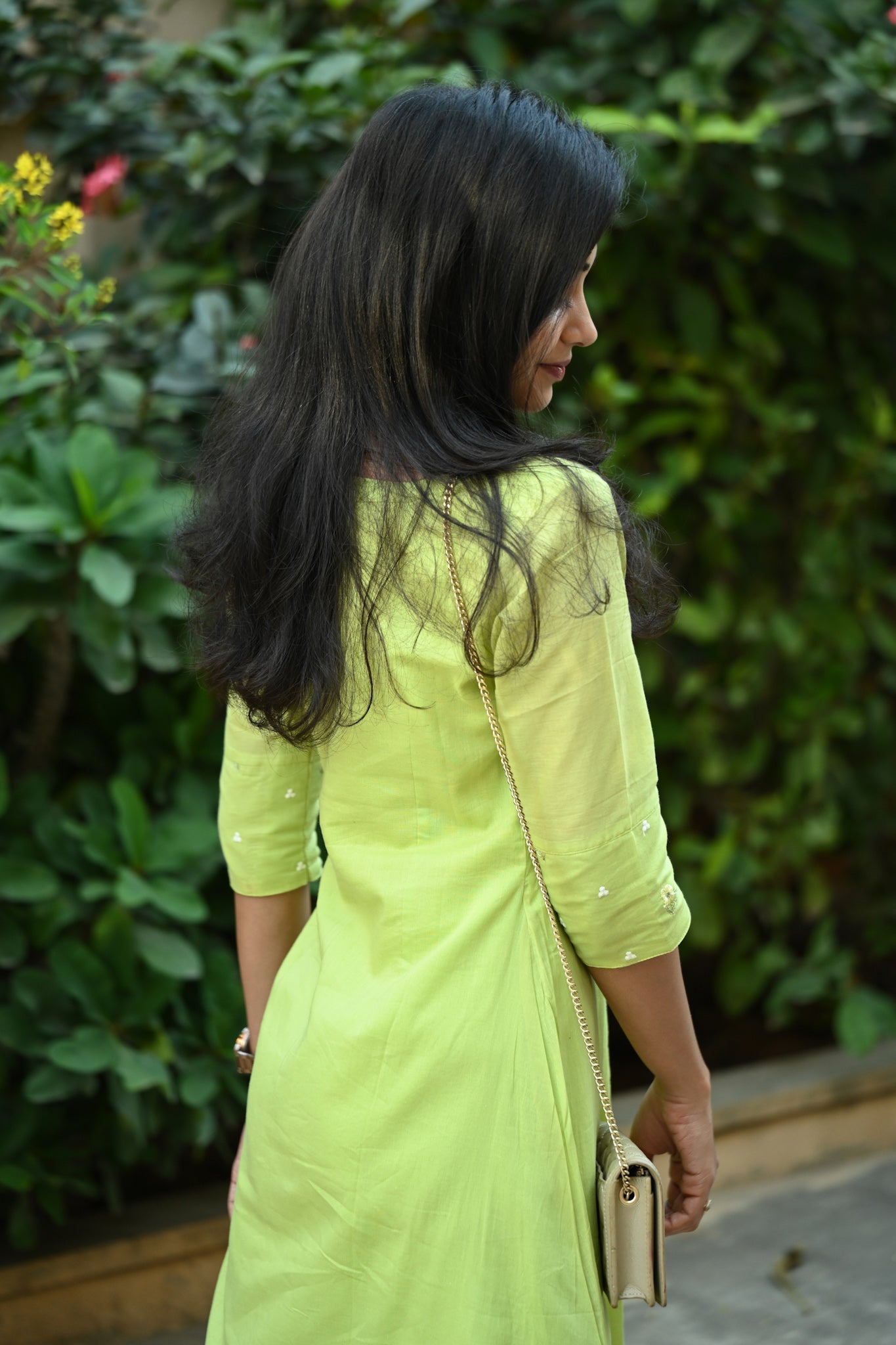 Mul cotton A-line Maxi