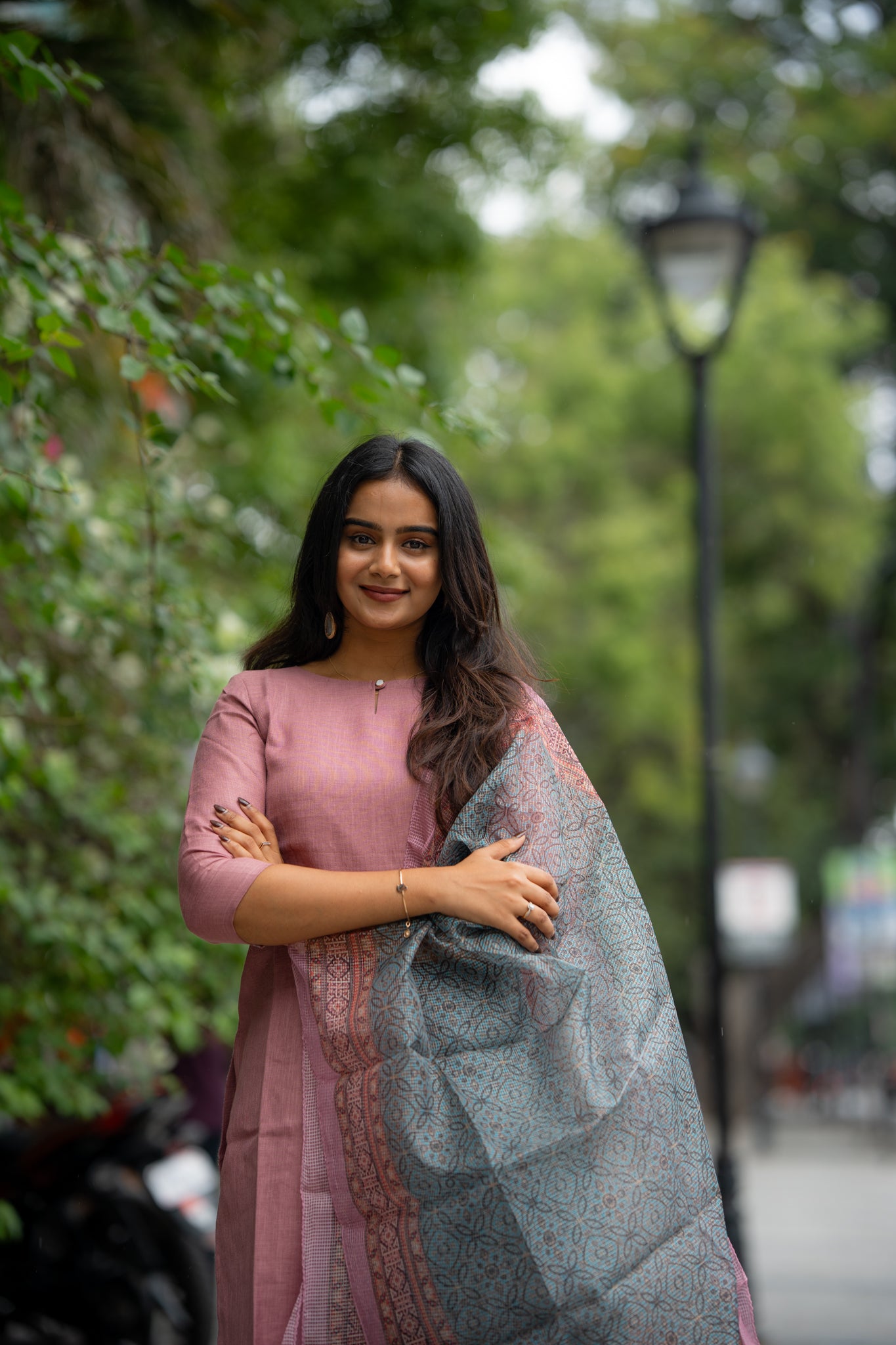 Pink Linen 3 Piece Suit