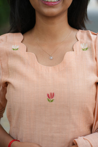 Peachy Bloom 3 piece Suit