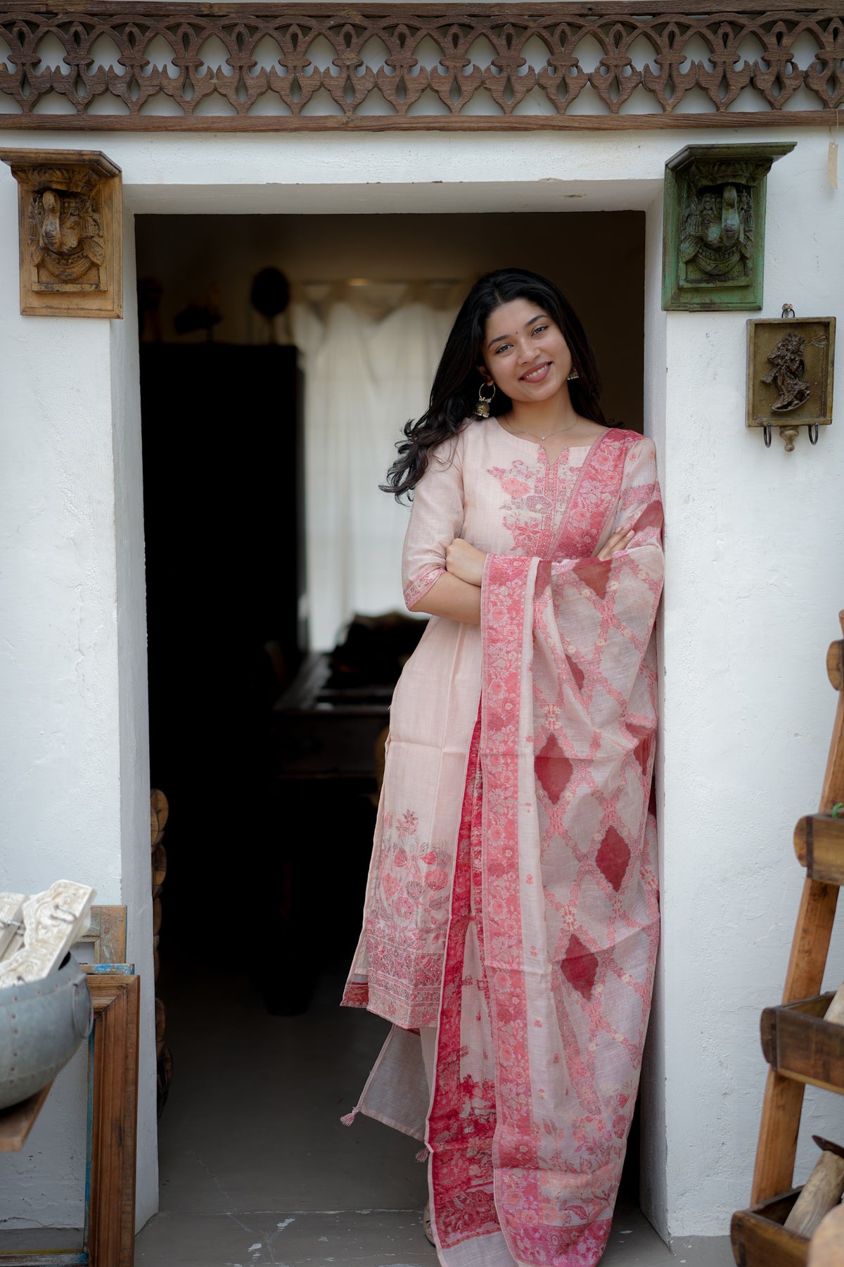 Yaazhi Premium kurti and dupatta