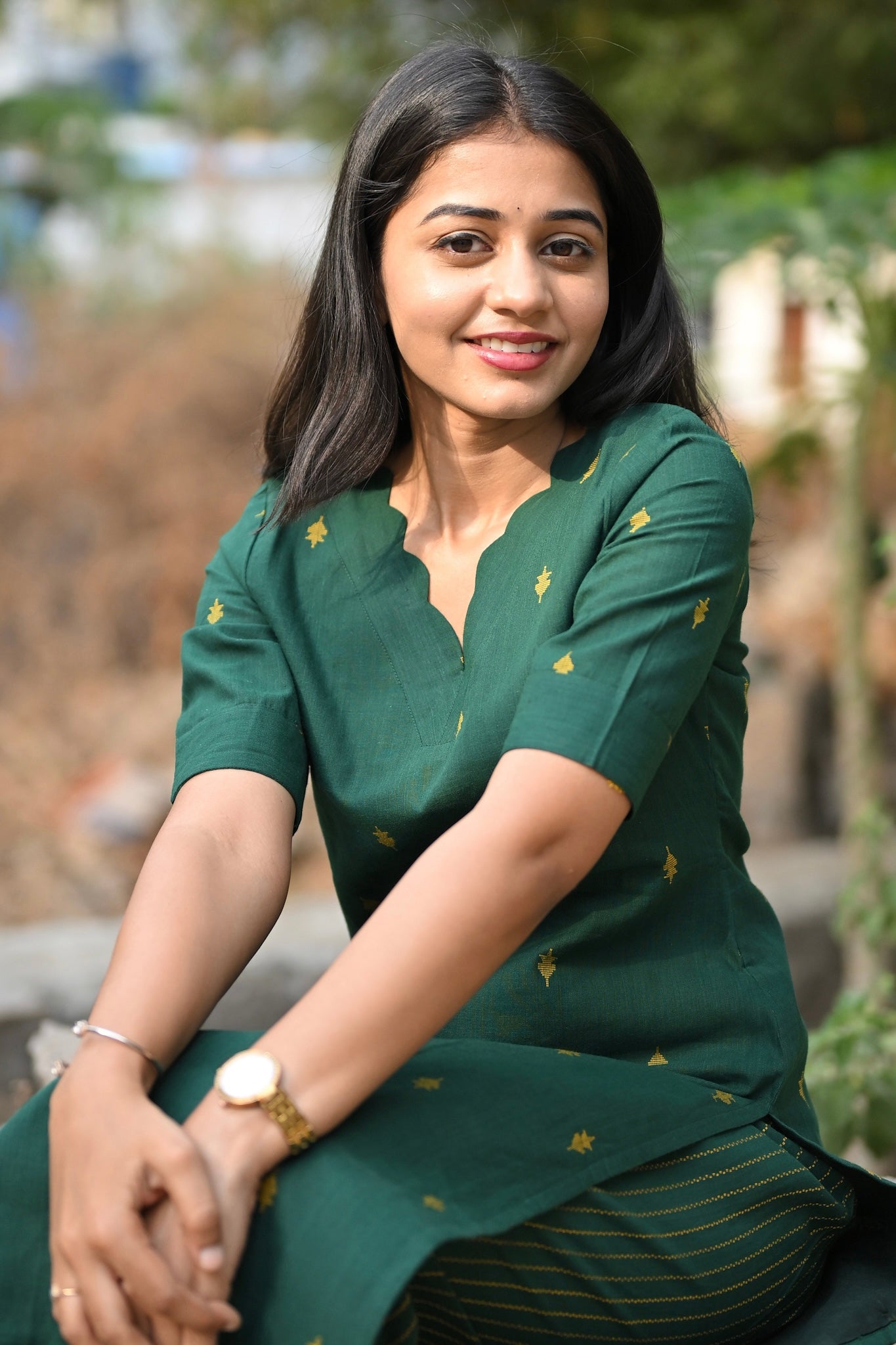 Emerald Breeze KurtaSet