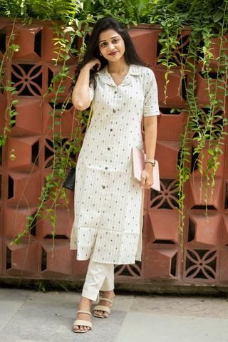Ivory Ease KurtaSet