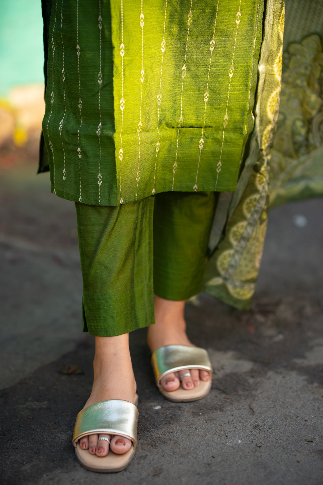 Olive Vriksha 3 Piece Suit