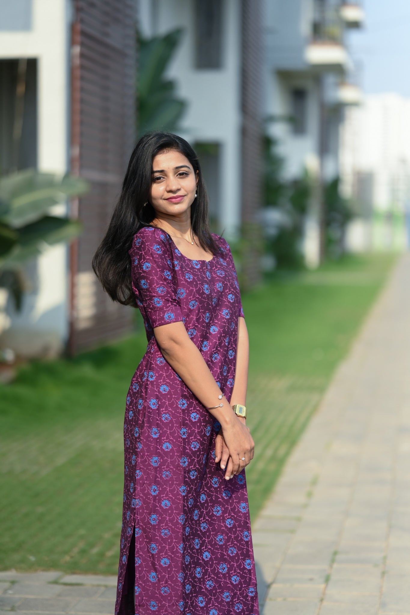 Berry Bloom Kurti
