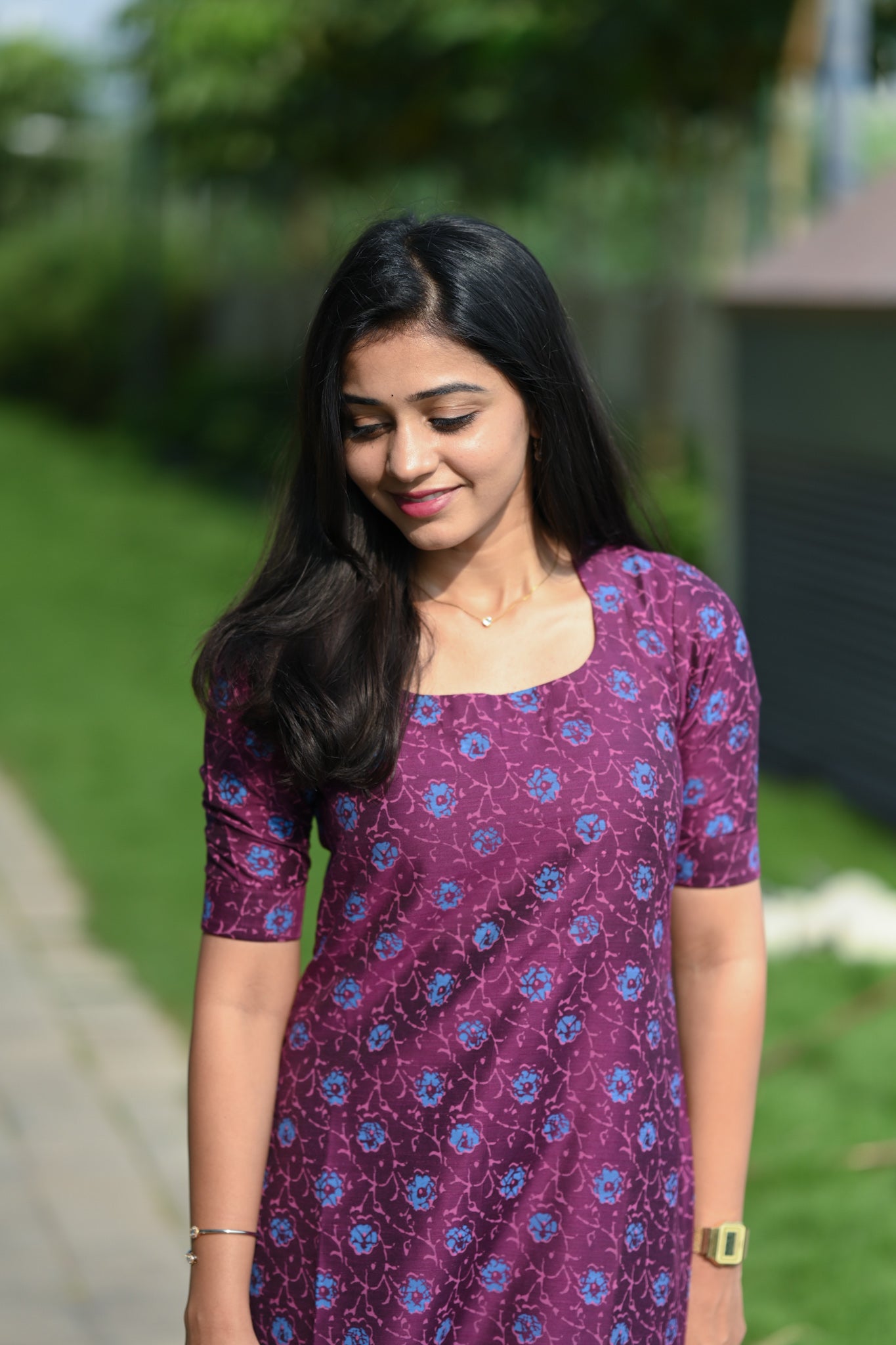 Berry Bloom Kurti