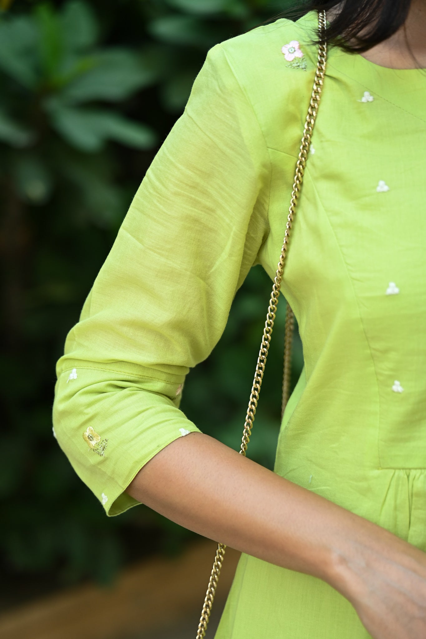 Mul cotton A-line Maxi