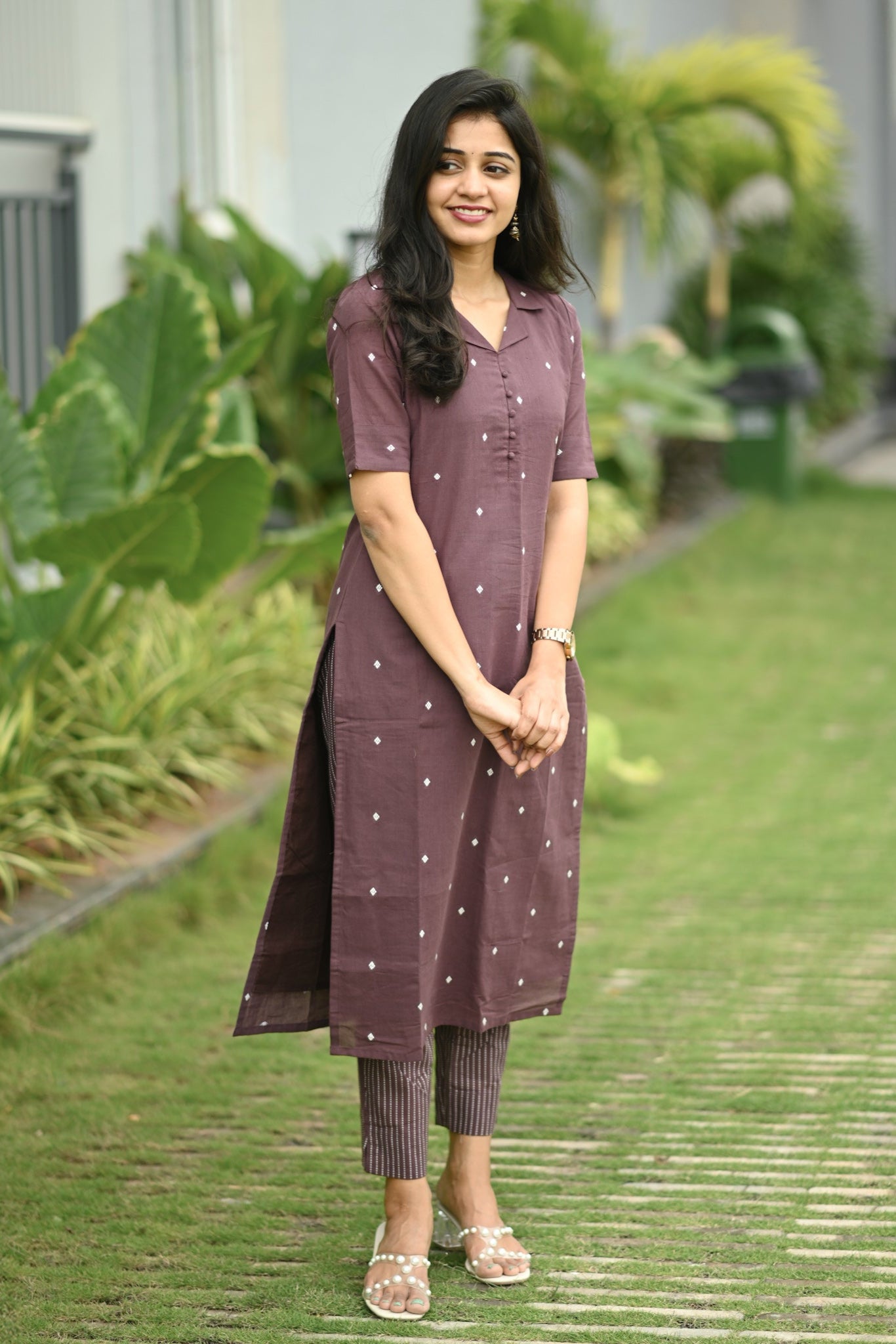 Mystic Grape Kurta Set