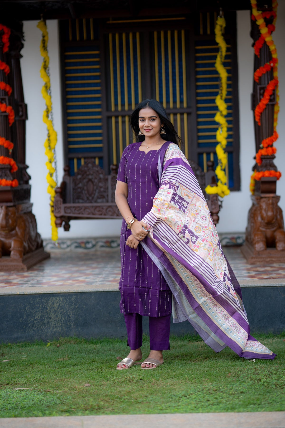 Classic Plum Rawsilk 3 Piece Suit