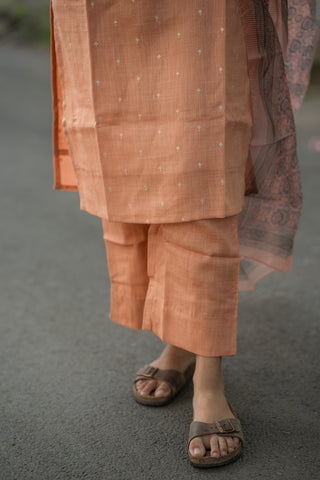 Peach Blossom Linen 3 Piece suit