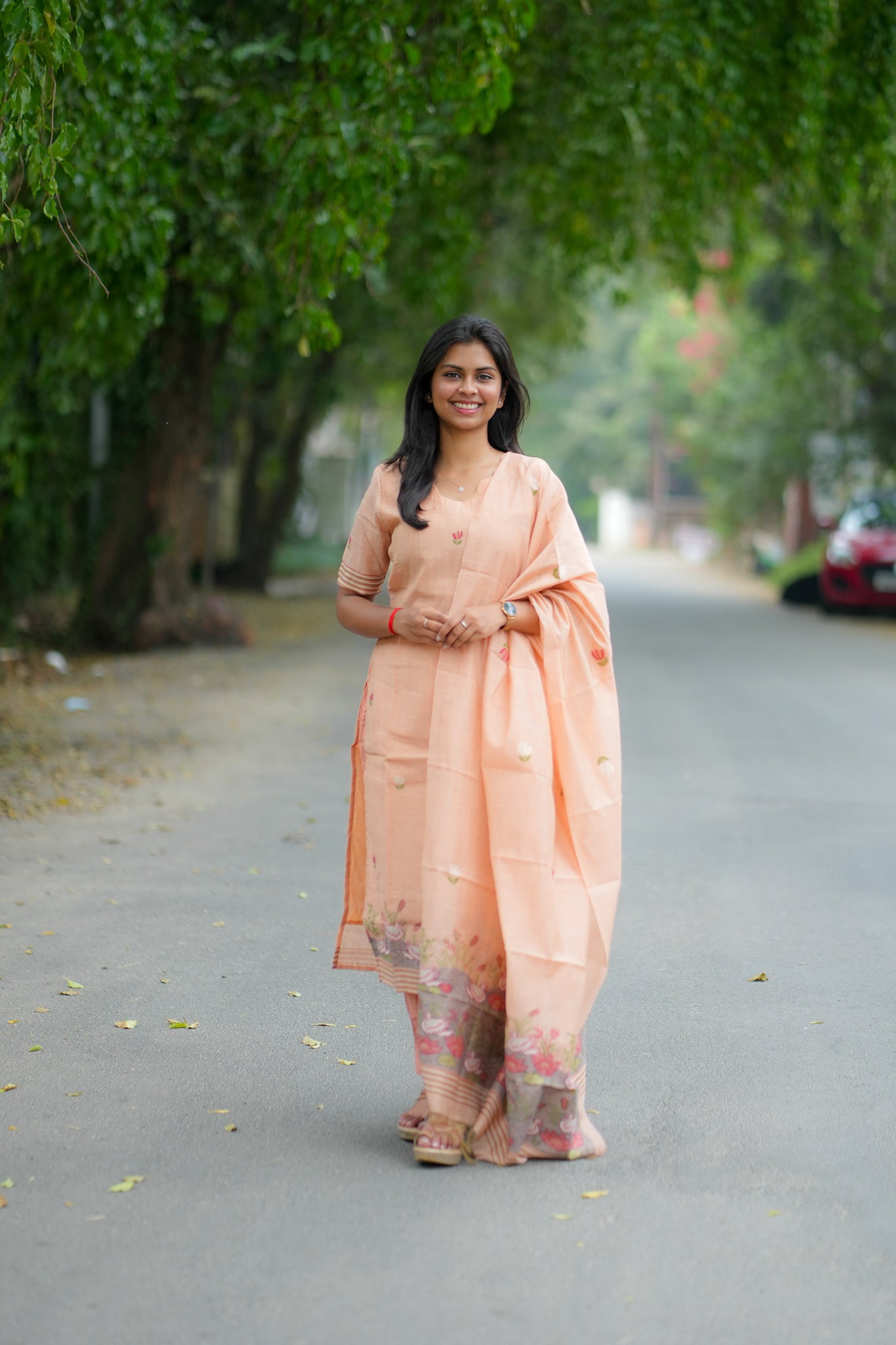 Peachy Bloom 3 piece Suit