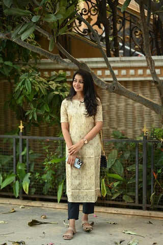 Hushed Gold Kurti