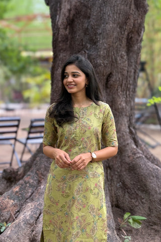 Lush Glow Soft Cotton Kurti