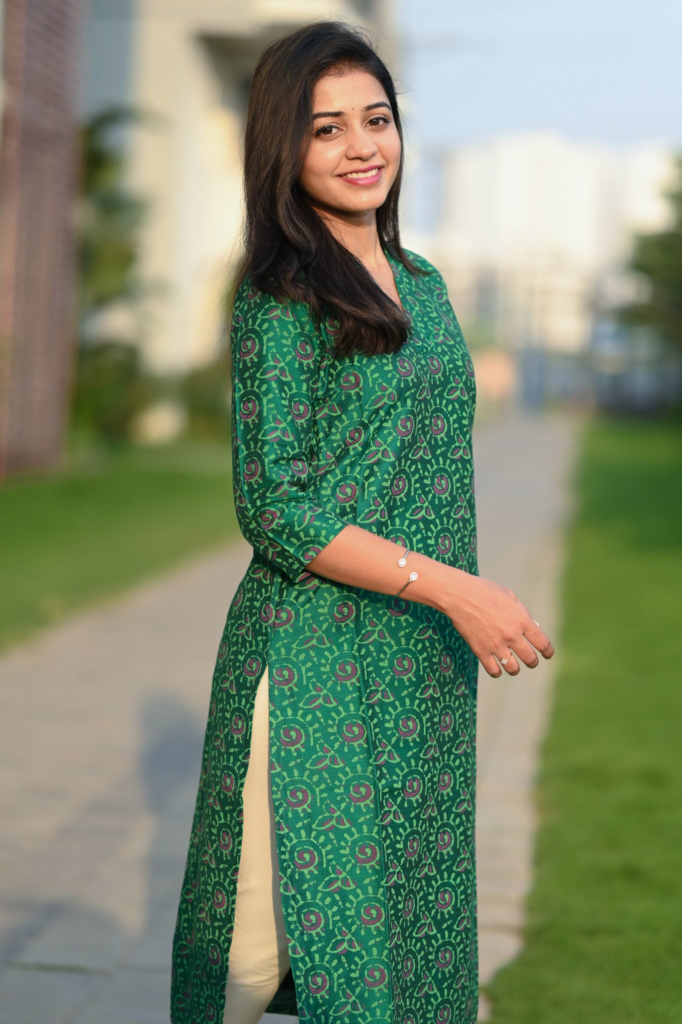 Classic Emerald kurti
