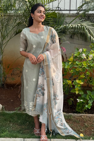 Pastel dream kurti and dupatta
