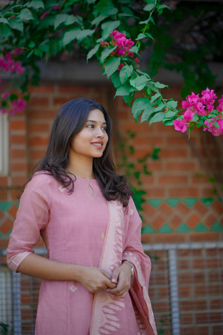 Kota cotton silk 3 piece suit