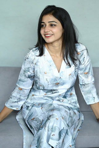 Cotton Satin kurti