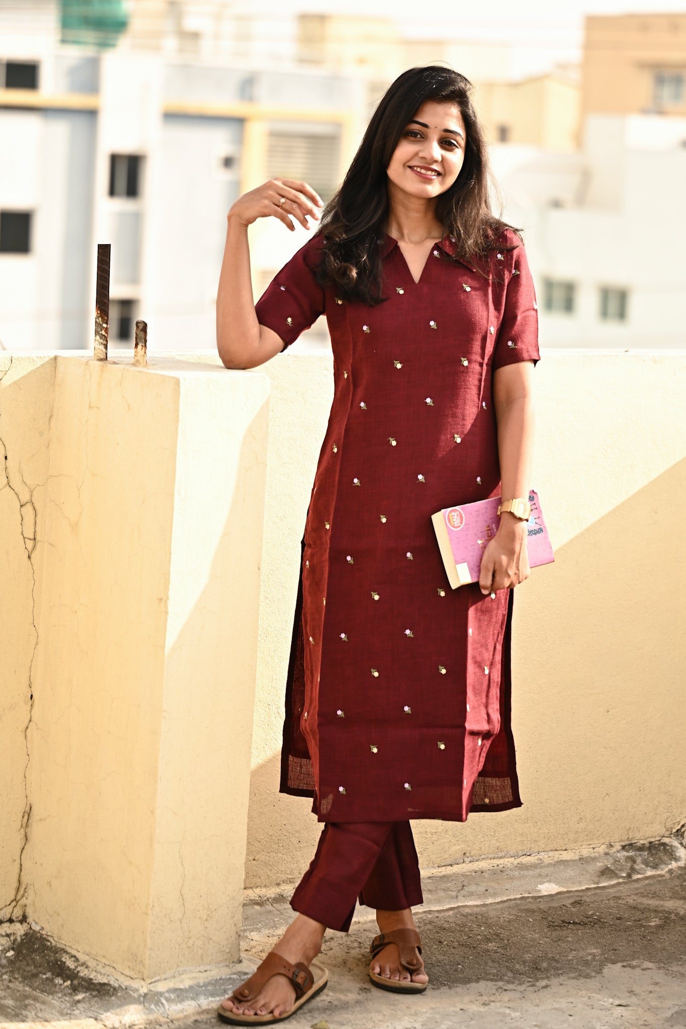 Ruby Serenity kurta set