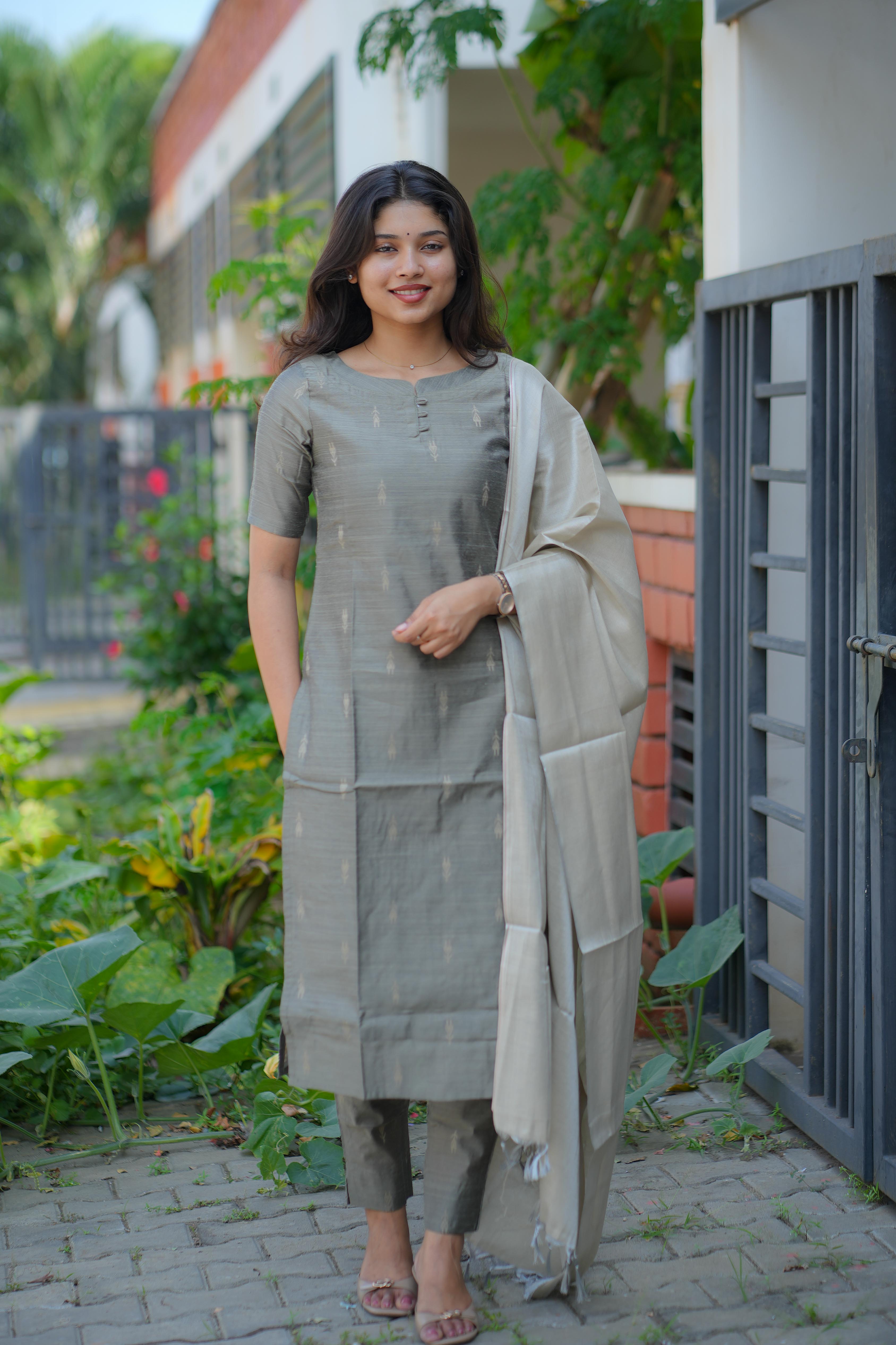 Moon grey 3 piece suit