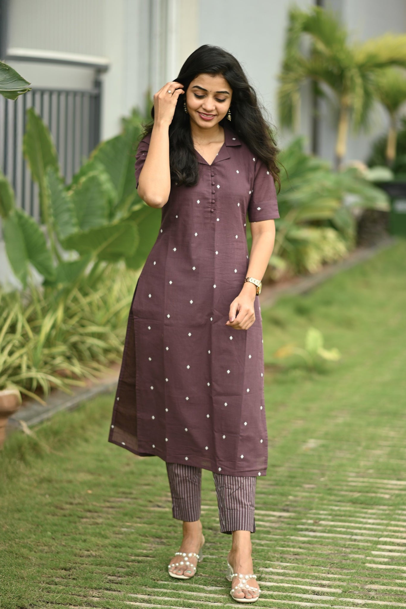 Mystic Grape Kurta Set