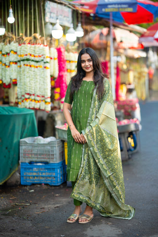 Olive Vriksha 3 Piece Suit