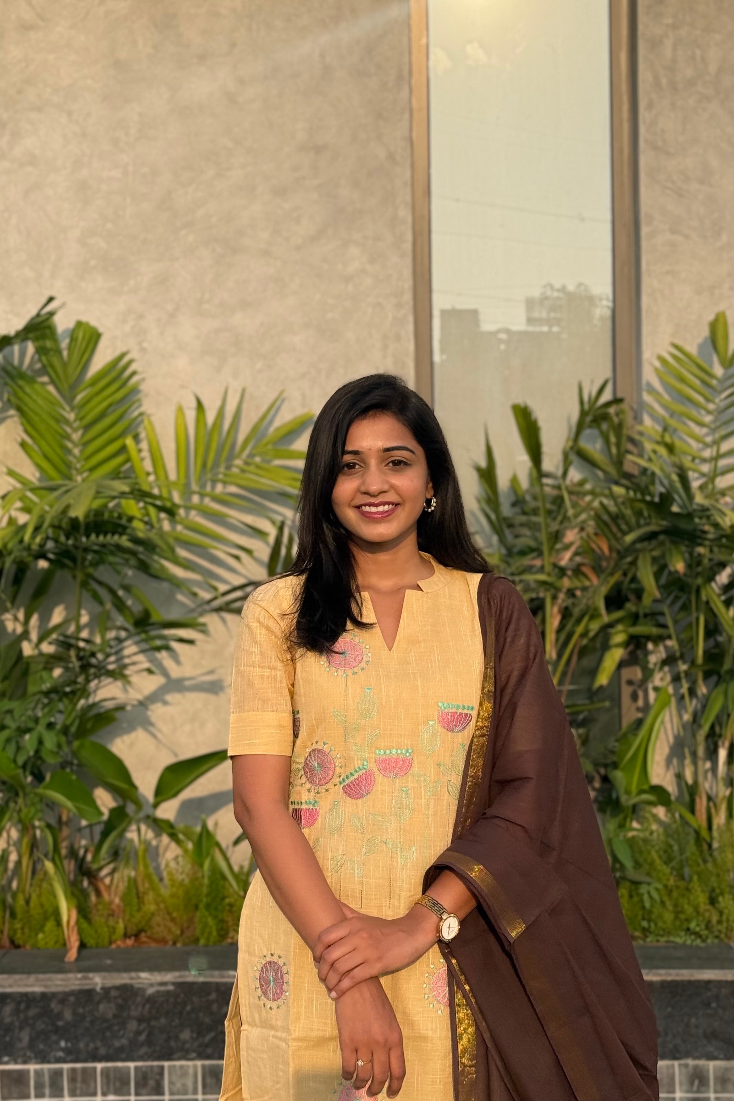 Sandalwood Petals 3 Piece Suit