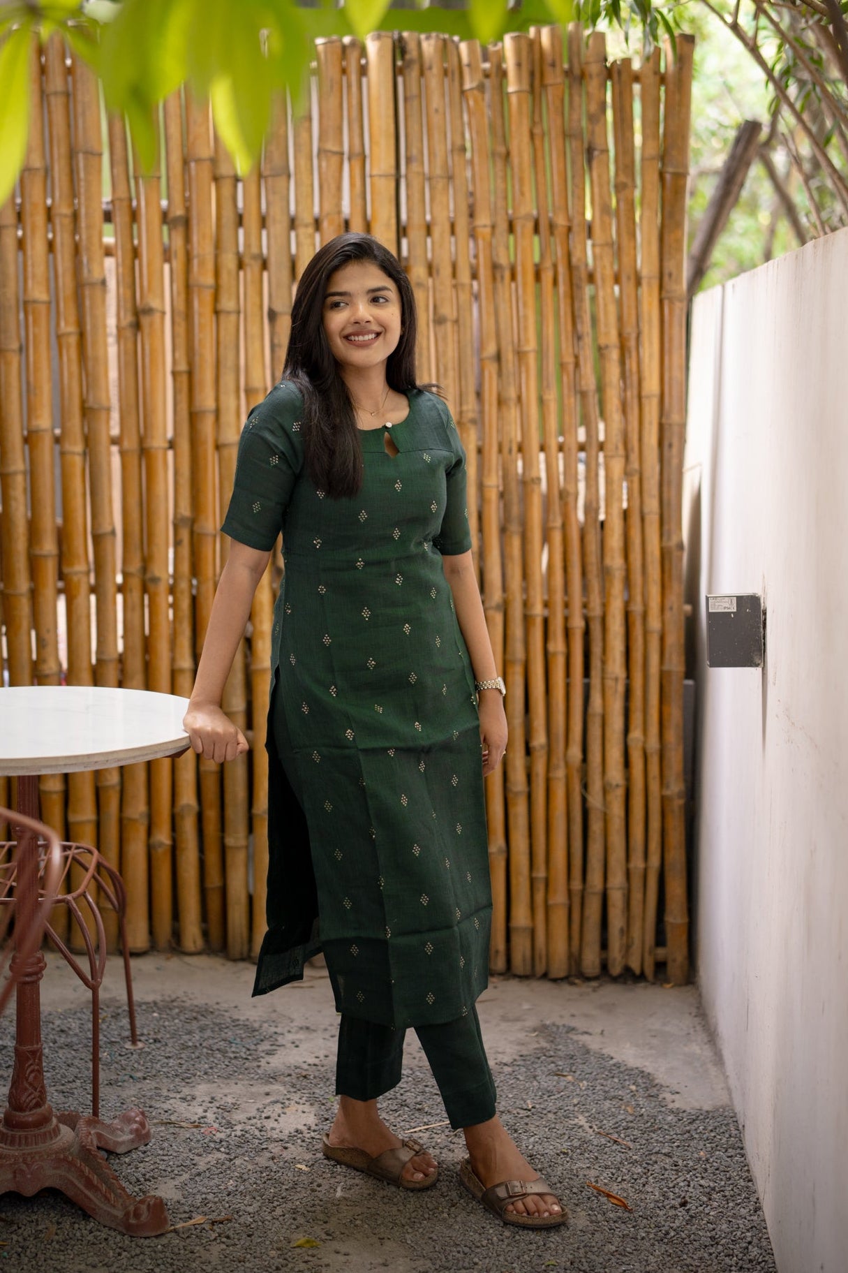 Emerald Essence Linen Coords