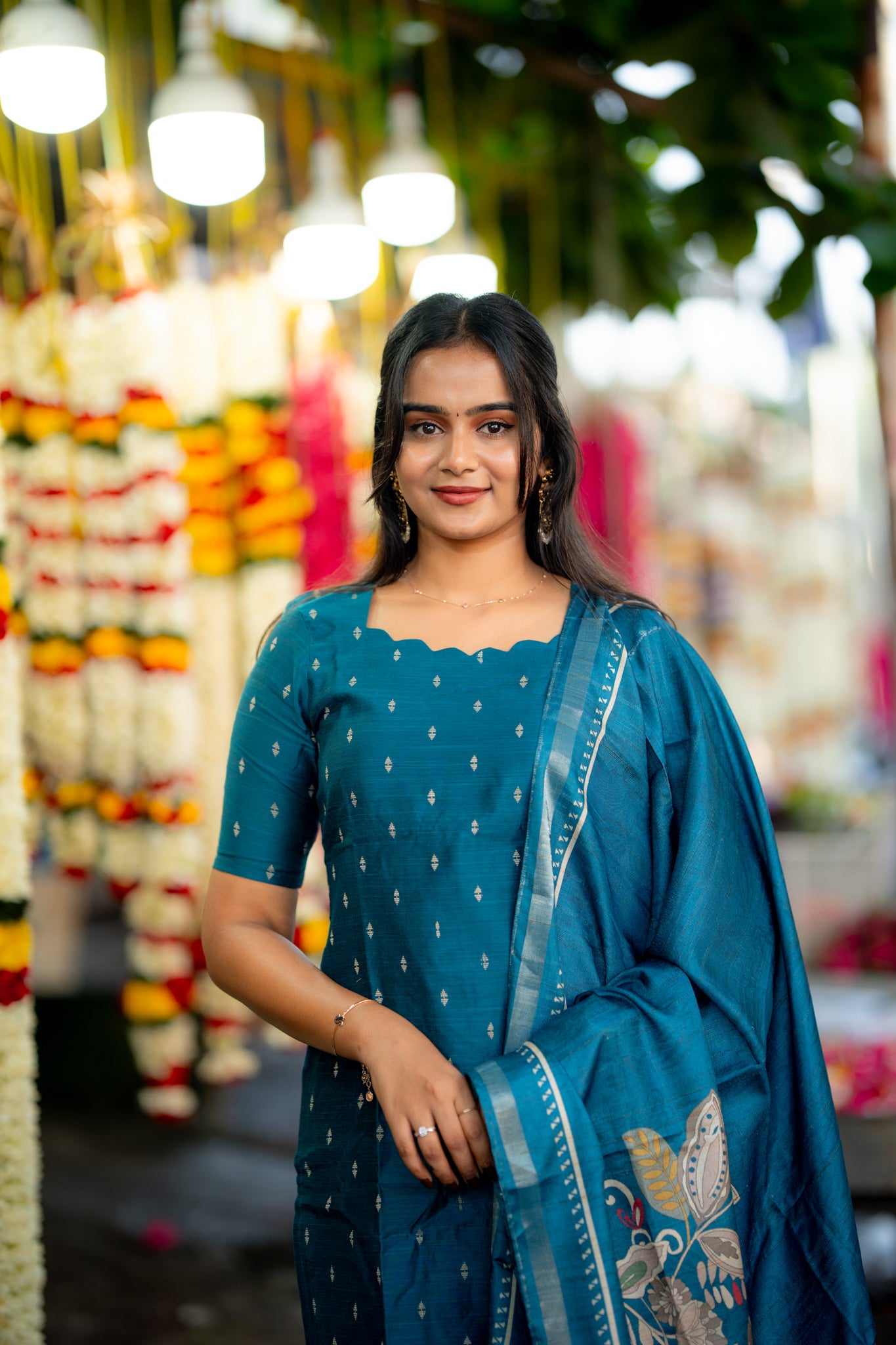 Peacock Flora 3 Piece Suit